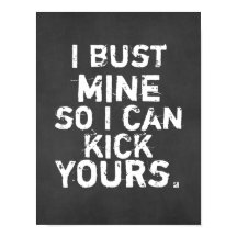 Arrojé la mía para que pueda patear tu cita