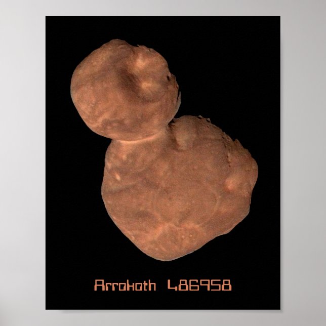 Póster Arrokoth Kuiper Belt (objeto) (Frente)