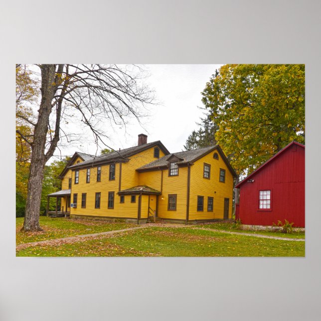 Póster Arrowhead, casa de Herman Melville, Pittsfield, MA (Frente)