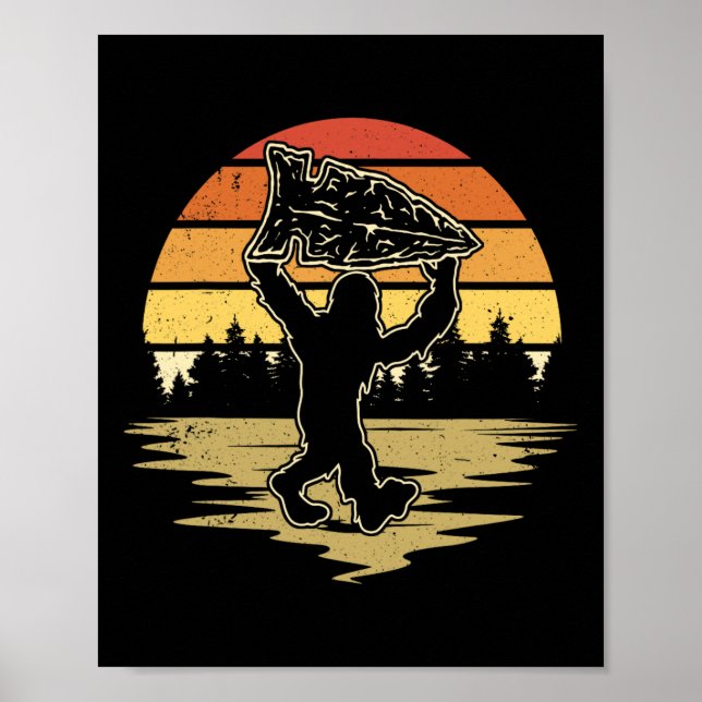 Póster Arrowhead Hunting Bigfoot Arrowhead Hunter (Frente)