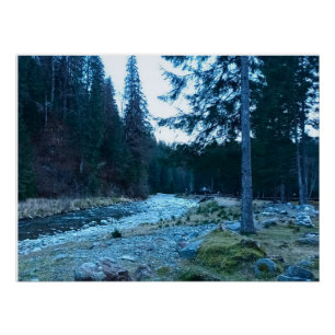 Póster Arroyo de Montaña Torrencial – Naturaleza Salvaje 