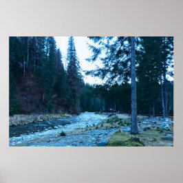 Póster Arroyo de Montaña Torrencial – Naturaleza Salvaje