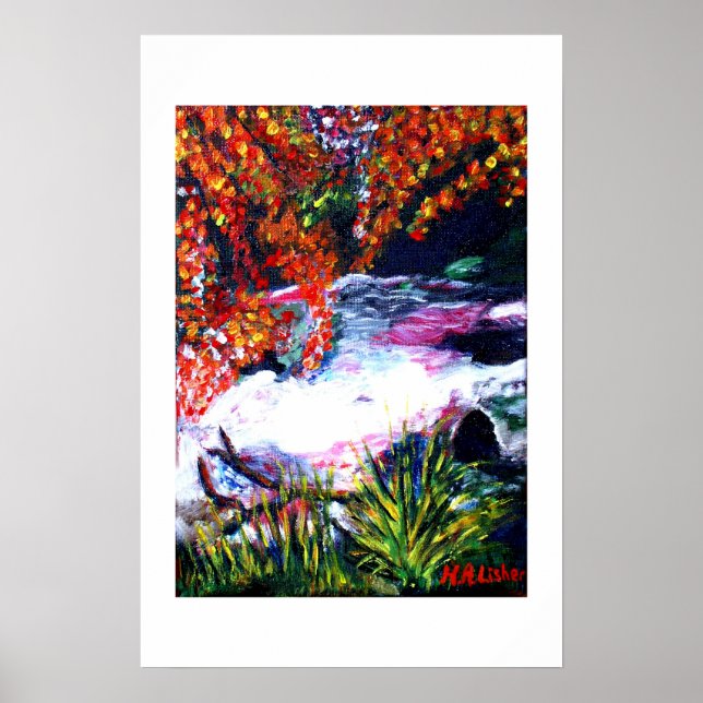 Póster Arroyo del bosque (Frente)