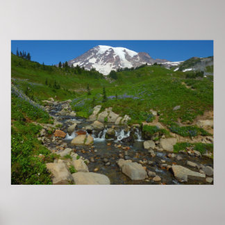 Póster Arroyo Edith en el Parque Nacional Monte Rainier