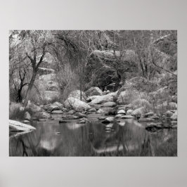 Póster Arroyo Sabino en Invierno Fotográfico