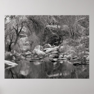 Póster Arroyo Sabino en Invierno Fotográfico