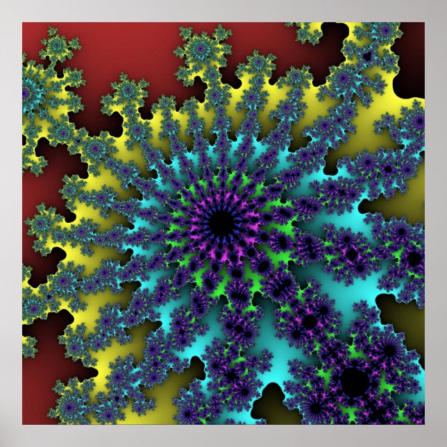 Póster Arroz arcoiris rojo (Frente)