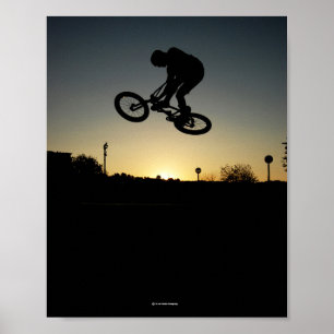 Póster Arroz callejera de salto BMX