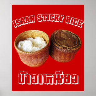 Póster Arroz Pegajoso de Isaan [Khao Niao]