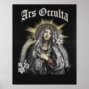 Póster Ars Occulta - Diseño gótico