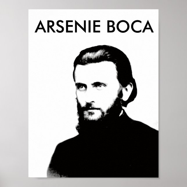 Póster arsenie boca romania símbolo de religión santa igl (Frente)