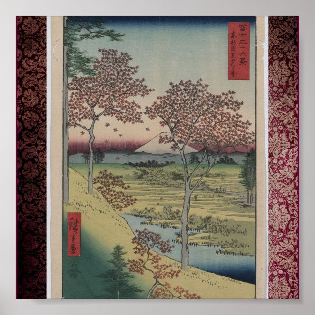 Póster Art-Ando Hiroshige japonés poster-vintage 10 (Frente)