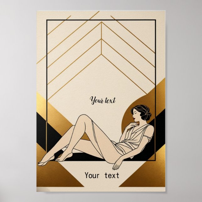 Póster Art Deco (Frente)