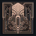 Póster Art Deco<br><div class="desc">Vea mi tienda para ver más artículos con patrones.</div>