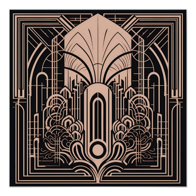 Póster Art Deco (Anverso)