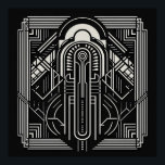 Póster Art Deco<br><div class="desc">Vea mi tienda para ver más artículos con patrones.</div>