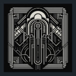 Póster Art Deco<br><div class="desc">Vea mi tienda para ver más artículos con patrones.</div>