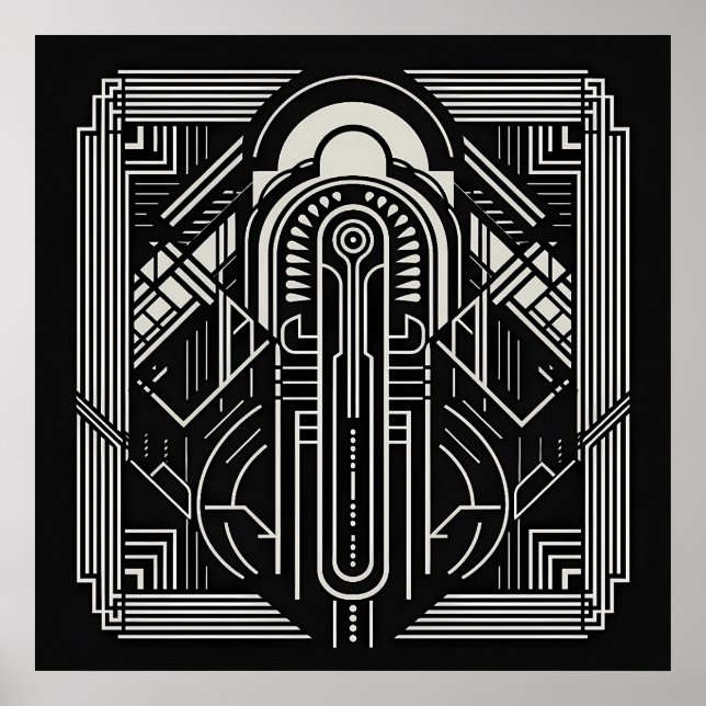 Póster Art Deco (Frente)
