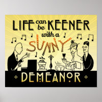 Art Deco 20 Retro Sunny Demanor Inspirador