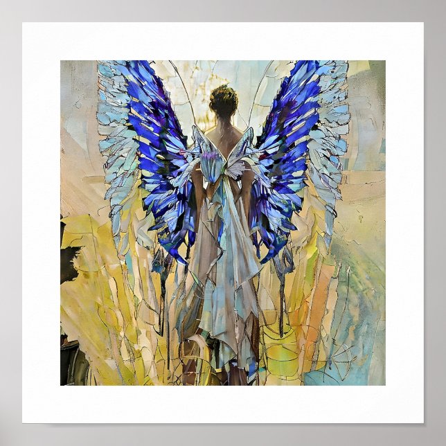 Póster art deco angel (Frente)