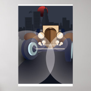 Póster Art Deco Artwork Poster 1e