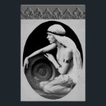 Poster Art Deco con bailarina de época<br><div class="desc">Este poster de pared cuenta con una foto vintage en blanco y negro de una bailarina exótica Art Déco conocida como Kyra. Esta foto es de una gran caja de fotos antiguas de nuestro ático. Esta fue tomada en la década de 1920 en Nueva York. Esta es la abuela de...</div>