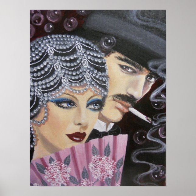 PÓSTER ART DECO COUPLE (Frente)