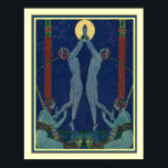 Póster Art Deco "Danses de Jadis" de George Barbier<br><div class="desc">Art Deco "Danses de Jadis" por George Barbier 11 x 14</div>