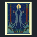 Póster Art Deco "Danses de Jadis" de George Barbier<br><div class="desc">Art Deco "Danses de Jadis" por George Barbier 11 x 14</div>