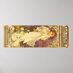 Póster Art déco de Alfonso Mucha