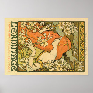 Póster Art déco de Alfonso Mucha