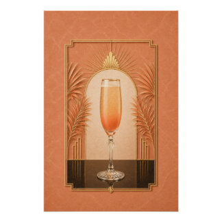 Póster Art Déco de Bellini | Arte de Bar
