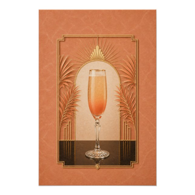 Póster Art Déco de Bellini | Arte de Bar (Anverso)