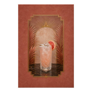 Póster Art Déco de Paloma Arte de Bar