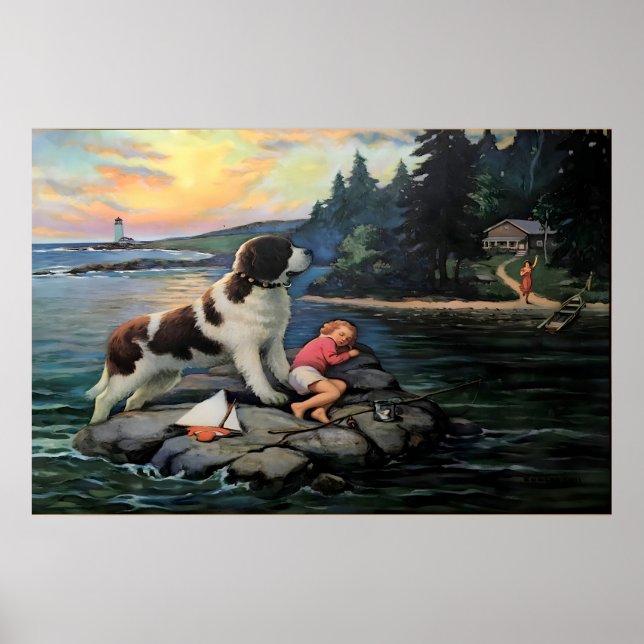 Póster Art Deco encontrado por Edward Mason Eggleston (Frente)