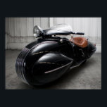 Póster Art Deco Excelsior Henderson Poster<br><div class="desc">Moto Art Deco Excelsior Henderson</div>
