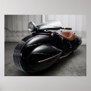 Póster Art Deco Excelsior Henderson Poster