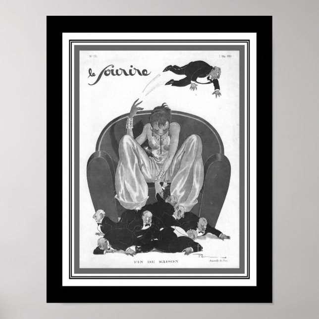 Póster Art Deco "Fin De Saison" 1931 (Frente)