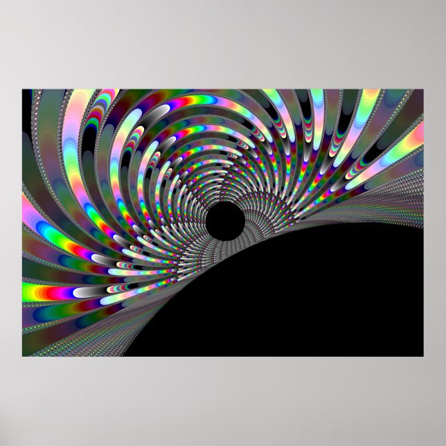 Póster Art Deco Fractal (Frente)