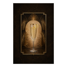 Póster Art Déco French 75 | Arte de Bar