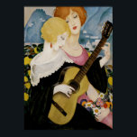 Póster Art Deco Gerda Wegener - Air de Capri<br><div class="desc">Fecha:1923. Air de Capri de Gerda Wegener. Estilo: Art Nouveau (moderno),  Art Deco</div>