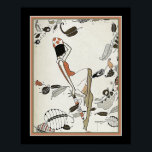 Póster Art Deco/Grunge de los años 20<br><div class="desc">poster de diseño Art Decó/ Grunge de los años 20. 16x20 le mostró.</div>
