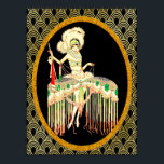 Póster Art Deco - J Carlos 1926<br><div class="desc">Esta es una imagen vintage de J Carlos que he iluminado y puesto en un cameo sobre un fondo de deco. Es de la portada de la revista Para Todos y creo que es muy Art Deco. Un fabuloso poster o impresión para el hogar o para la artesanía.</div>
