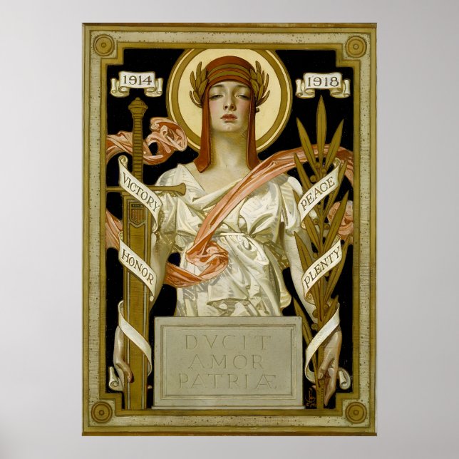 Póster Art Déco La Noche Del Sábado (Frente)