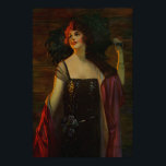 Póster Art Deco La Reina De La Ópera<br><div class="desc">Fecha: 1933 | Estilo: Art Deco | Traer un clásico Art Deco para tocar tu casa con esta vintage impresión de "The Opera Queen" de Edward Mason Eggleston. La pieza presenta el icónico estilo Art Decó de los años 20 y principios del siglo XX, con patrones, líneas y formas clásicas...</div>