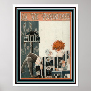 Póster Art Deco La Vie Parisienne 16 x 20 Poster