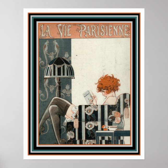 Póster Art Deco La Vie Parisienne 16 x 20 Poster (Frente)