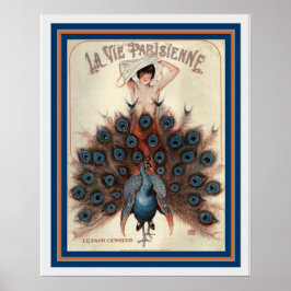Póster Art Deco La Vie Parisienne 16 x 20 Poster