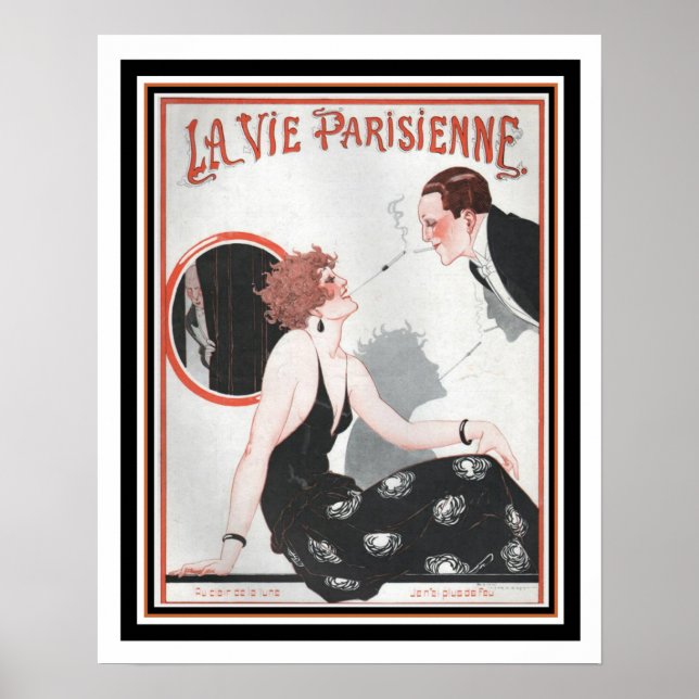 Póster Art Deco La Vie Parisienne 16 x 20 Poster (Frente)