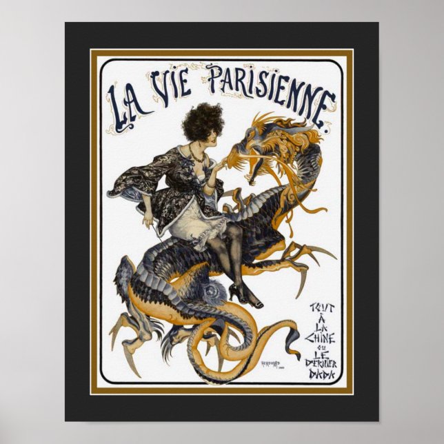 Póster Art Deco La Vie Parisienne Poster (Edición) de los (Frente)